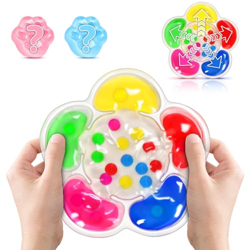 Aragallant 15cm Farbsortierspielzeug, Sensorisches Spielzeug, Anti Stress Spielzeug, Gelgefüllte sensorische Spielzeuge für Kinder, Squeezable Fidget Spiel für ADHS und Autismus von Aragallant