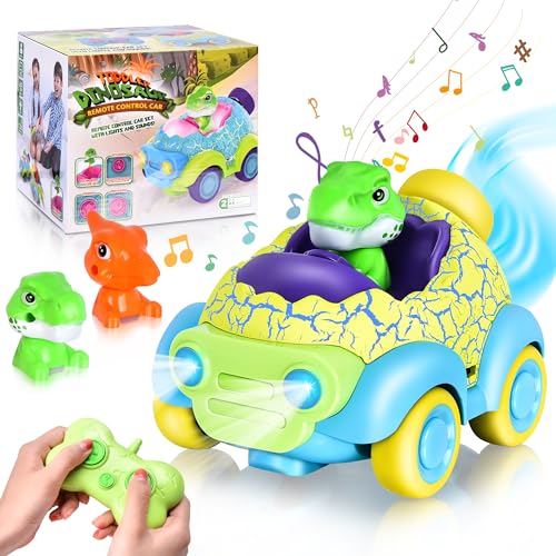 Aragallant Ferngesteuertes Auto ab 2 Jahre, Dinosaurier Spielzeug für Kleinkinder, RC Auto Dinosaurier mit Musik und Lichtern, Geburtstags und Weihnachten Geschenke für Kinder Jungen Aragallant Ferngesteuertes Auto ab 2 Jahre, Dinosaurier Spielzeug für Kleinkinder, RC Auto Dinosaurier mit Musik und Lichtern, Geburtstags und Weihnachten Geschenke für Kinder Jungen von Aragallant