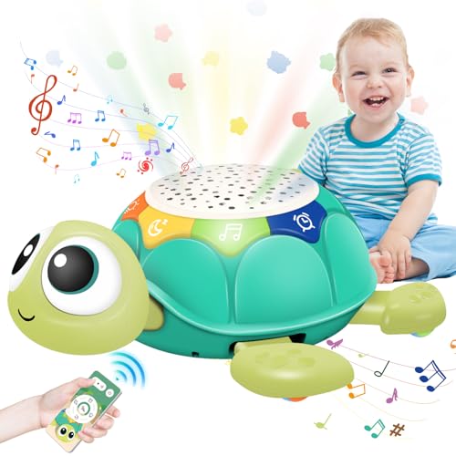 Aragallant Baby Krabbel Spielzeug 6-18 Monate, Krabbel Schildkröte mit Musik und Sternprojektion, Pädagogisches Spielzeug Baby, Lernspielzeug Geschenk für Neugeborenes, Lustige Krabbel Spielzeug Aragallant Baby Krabbel Spielzeug 6-18 Monate, Krabbel Schildkröte mit Musik und Sternprojektion, Pädagogisches Spielzeug Baby, Lernspielzeug Geschenk für Neugeborenes, Lustige Krabbel Spielzeug von Aragallant