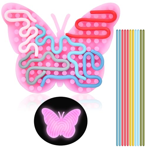 Aragallant Sensorik Activity Board Doppelseitiges Aktivitätsbrett, Sensory Fidget Toys für Kinder 3+ Kinder und Erwachsene , Sensory Board Silikon mit 11 Bunter Stick zur Autismus, ADHD, Beruhigung Aragallant Sensorik Activity Board Doppelseitiges Aktivitätsbrett, Sensory Fidget Toys für Kinder 3+ Kinder und Erwachsene , Sensory Board Silikon mit 11 Bunter Stick zur Autismus, ADHD, Beruhigung von Aragallant