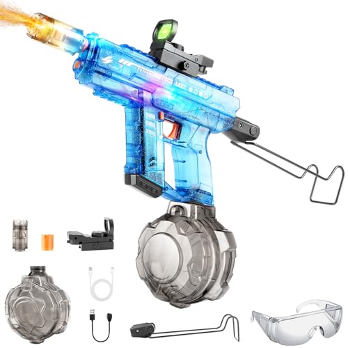 Aragallant Wasserpistole Electric, Elektrische Wasserpistole Große Kapazität 800 ml, Wiederaufladbar Wasserspritzpistole mit Blitzeffekten - Starker Strahl, Automatische Wasserpistole Kinder Aragallant Wasserpistole Electric, Elektrische Wasserpistole Große Kapazität 800 ml, Wiederaufladbar Wasserspritzpistole mit Blitzeffekten - Starker Strahl, Automatische Wasserpistole Kinder von Aragallant