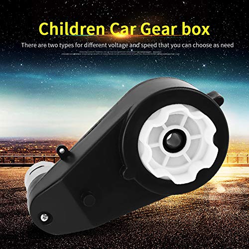 1PC Kids Ride Ons Getriebe Kid Car Getriebe, Kinderrittgetriebe RS550 12V Elektromotor Getriebe Niedrige Geräusche für Kinderreiten auf Spielzeug (#9) von Aramox