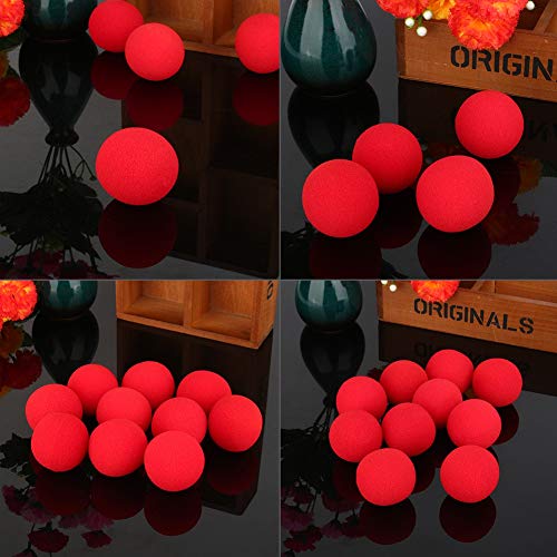 Aramox 10pcs Rote Schwammbälle, Magie Erscheinen, Verschwinden Trick, Ideal für Shows. Freude Dein Publikum mit Klassischer Requisit, Entfessel Aramox 10pcs Rote Schwammbälle, Magie Erscheinen, Verschwinden Trick, Ideal für Shows. Freude Dein Publikum mit Klassischer Requisit, Entfessel von Aramox