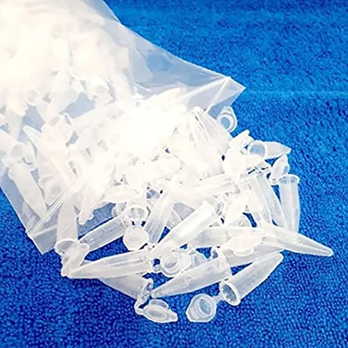 Aramox 500pcs 1,5 Ml Mikrozentrifuge -Röhrchen Plastikfroster Oberflächenlöser mit Snap -Kappe für Laborproben Lagerbehälter Aramox 500pcs 1,5 Ml Mikrozentrifuge -Röhrchen Plastikfroster Oberflächenlöser mit Snap -Kappe für Laborproben Lagerbehälter von Aramox