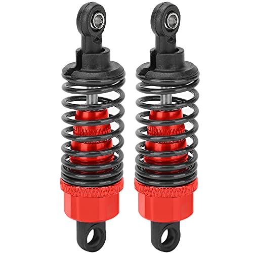 Aramox 70 -mm -RC Metallschockdämpfer Einstellbarer Federdämpfer für Slash RC Autos mit Elastischer Federschwingungsabsorption Einfacher Installation (Rot) von Aramox