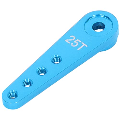 Aramox Die Prämienqualität Verlängerte 25 -t -einseitige Lenk Aluminium Servo Horn für RC Autos (Blue) von Aramox