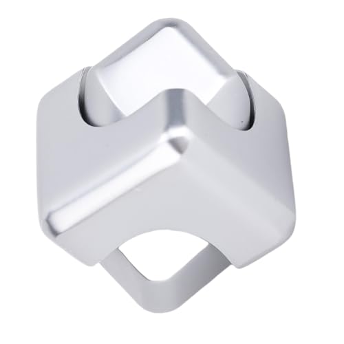Aramox Fingerspitzen -Gyroskop -Spannungsspielzeug, Aluminiumlegierungs -Rotation Spielzeug für EIN Büro mit Split -Mechanismus, Tisch -Unterhaltungs -Desktop -Spielzeug (Silver) von Aramox