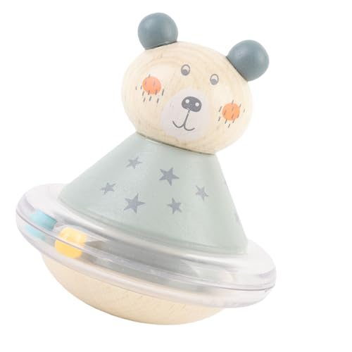 Aramox Holz Multifunktionales Baby Rasselspielzeug, Babysusorikspielzeug, Cartoon Tier Crisp Sound Pädagogische Kindergreifer Shake Rassel Spielzeug für Kleinkinder Aramox Holz Multifunktionales Baby Rasselspielzeug, Babysusorikspielzeug, Cartoon Tier Crisp Sound Pädagogische Kindergreifer Shake Rassel Spielzeug für Kleinkinder von Aramox