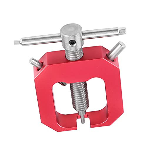 Aramox Motorritzel Zahnrad Puller RC Motor Zahnradentfernung Werkzeug Aluminiumlegierung Edelstahl mit Heller Oberfläche ohne Burr für Fernbedienungsauto -Zubehör HSP HPI Axial SCX10 (Rot) von Aramox
