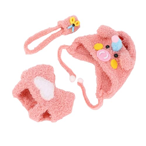 Aramox Puppe Lafufu Kleidung Set, Niedliche Schweinchen -Tierstil -Kleidung Hut und Tasche aus Ballaststoffen und Stoff für 17 cm Puppen Geeignet Aramox Puppe Lafufu Kleidung Set, Niedliche Schweinchen -Tierstil -Kleidung Hut und Tasche aus Ballaststoffen und Stoff für 17 cm Puppen Geeignet von Aramox