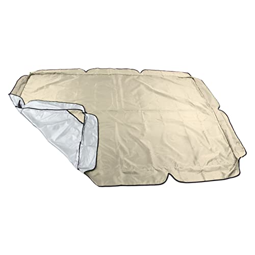Aramox Swing Canopy-Ersatztop, 600d Oxford Water Proof & Sun Proof 2-3 Saats Schatten-Markisenabdeckung mit Einfacher Installation, Geräumiger und Verdickter, Multifunktionaler Allwetter (Beige) von Aramox