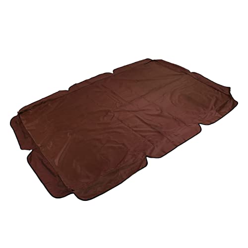 Aramox Swing Canopy-Ersatztop, 600d Oxford Water Proof & Sun Proof 2-3 Saats Schatten-Markisenabdeckung mit Einfacher Installation, Geräumiger und Verdickter, Multifunktionaler Allwetter (Kaffee) von Aramox