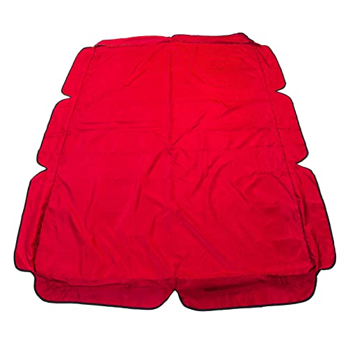 Aramox Swing Canopy-Ersatztop, 600d Oxford Water Proof & Sun Proof 2-3 Saats Schatten-Markisenabdeckung mit Einfacher Installation, Geräumiger und Verdickter, Multifunktionaler Allwetter (Rot) von Aramox