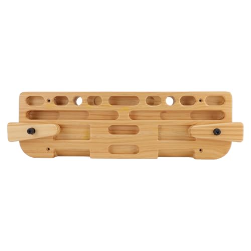 Aramox Training Hang Board Festes Holz Verschiedene Griffloch Verbesserte Krafttraining Zum Klettern des Fingertrainings, Home Fitnessstudio Aramox Training Hang Board Festes Holz Verschiedene Griffloch Verbesserte Krafttraining Zum Klettern des Fingertrainings, Home Fitnessstudio von Aramox