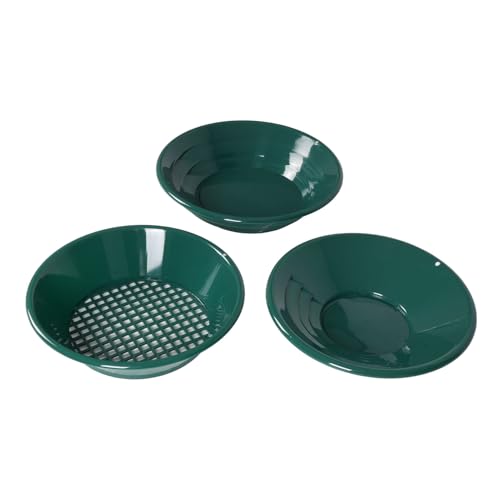 Aramox Vielseitiger Gold -Schwenk -Set für die Verwendung von Goldabbau und Mineralgewinnung, Leichtes Design für Bequeme Outdoor Prospektion von Aramox