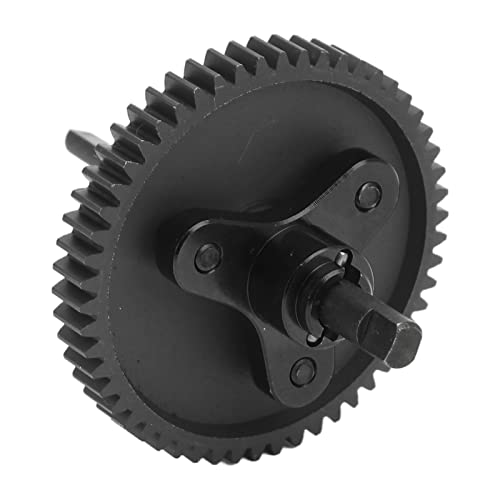 Aramox Vollrutschkupplung in 54T Aluminiumstahl für Schrägstriche 1/10 RC -Autos, Langlebig RC -Liebhaber (Black) von Aramox