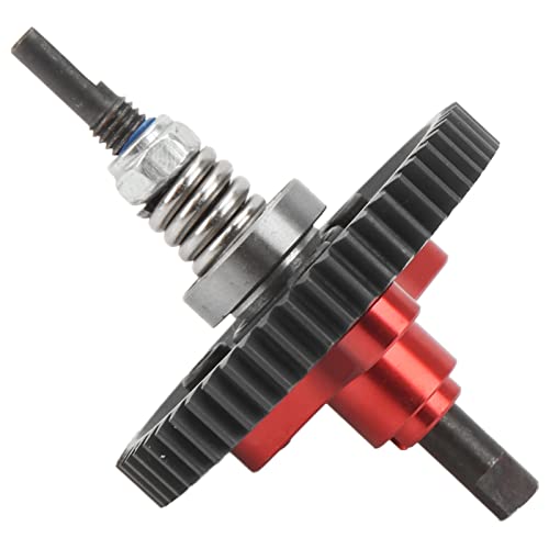 Aramox Vollrutschkupplung in 54T Aluminiumstahl für Schrägstriche 1/10 RC -Autos, Langlebig RC -Liebhaber (Rot) von Aramox