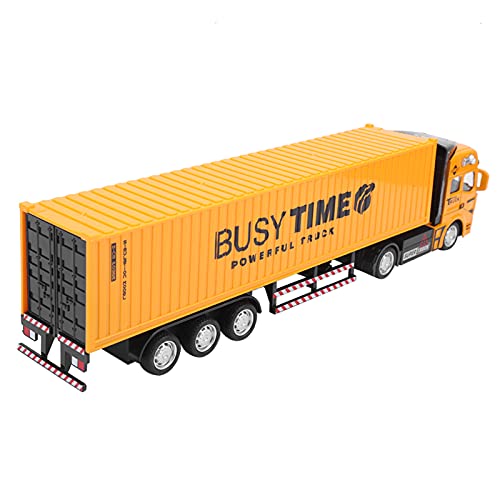 Leichtmetall -Container -LKW -Modell Hochsimuliert Exquisite Verarbeitung 1:48 Automodell für Plastikalroy -Material (Container-LKW) von Aramox
