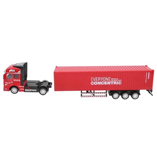 Leichtmetall -Container -LKW -Modell Hochsimuliert Exquisite Verarbeitung 1:48 Automodell für Plastikalroy -Material (Container-LKW) von Aramox