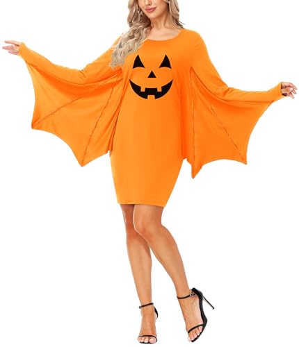 Arankhiger Damen Halloween Kostüm Langarm Karneval Kürbis Insekt Party Kleid M Arankhiger Damen Halloween Kostüm Langarm Karneval Kürbis Insekt Party Kleid M von Arankhiger