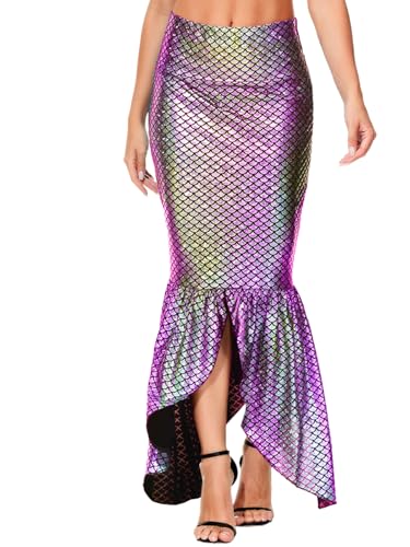 Arankhiger Damen Meerjungfrau Kostüm Glänzend Maxi Kleid Rollenspiel L Arankhiger Damen Meerjungfrau Kostüm Glänzend Maxi Kleid Rollenspiel L von Arankhiger
