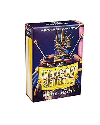 Dragon Shield ART11109 Japanese Size Sleeves 60pk, Matte Purple von Dragon Shield