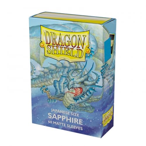 ARCANETI Dragon Shield Small Sleeves - Japanese Matte Sapphire 'Turikos' (60 Sleeves) von Dragon Shield
