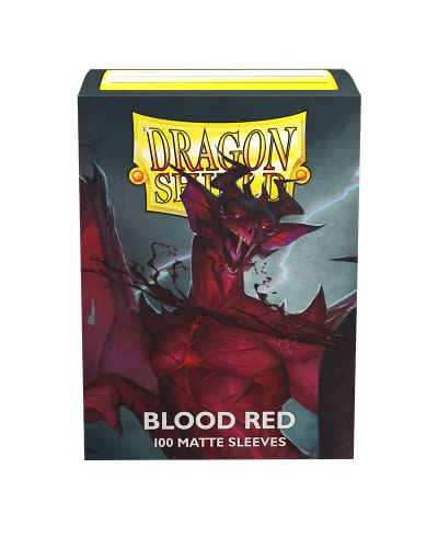 ARCANETI Dragon Shield Standard Matte Sleeves - Blood Red 'Simurag' (100 Sleeves) AT-11050 von Dragon Shield