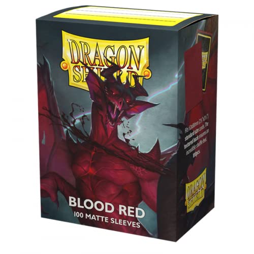 ARCANETI Dragon Shield Standard Matte Sleeves - Blood Red 'Simurag' (100 Sleeves) AT-11050 von Dragon Shield