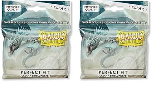 Arcane Tinman AT-13101 Dragon Shield Sleeves Sideloader Clear (100) Card (Packung mit 2) von Arcane Tinmen