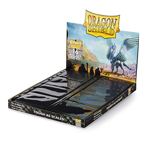 Arcane Tinmen 10302 - Dragon Shield: 16-Pocket Pages – Clear: Center loaded (50) von Dragon Shield