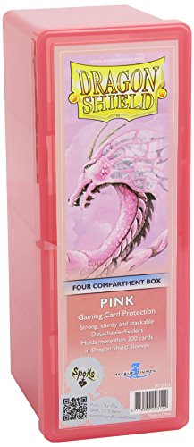 Arcane Tinmen 20312 - Sammelkartenspielzubehör - Dragon Shield 4 Compartment Storage Box, pink von Dragon Shield
