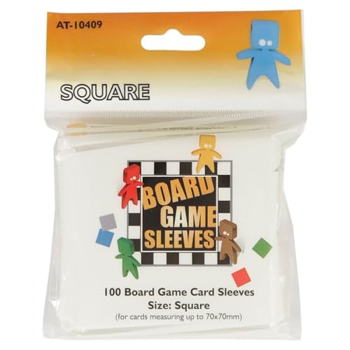 Arcane Tinmen 10409 - Kartenspiel-Hülle, quadratisch, 69 x 69 mm, 100 Stück von Arcane Tinmen