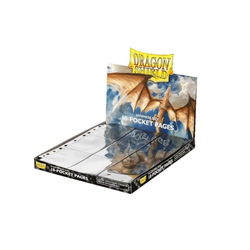 Arcane Tinmen Dragon Shield Japanese Size 18-Pocket Pages Display (50 Pages) von Dragon Shield