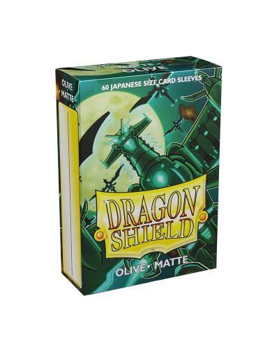 Arcane Tinmen Dragon Shield Small Sleeves - Japanese Matte Olive (60 Sleeves) Arcane Tinmen Dragon Shield Small Sleeves - Japanese Matte Olive (60 Sleeves) von Dragon Shield