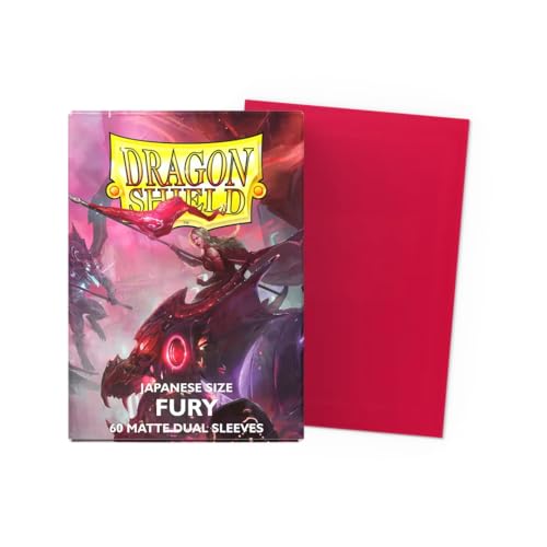 Arcane Tinmen Dragon Shield Japanese Size Dual Matte Sleeves - Fury 'Alaria, Commonwealth Champion' (60 Sleeves) von Dragon Shield