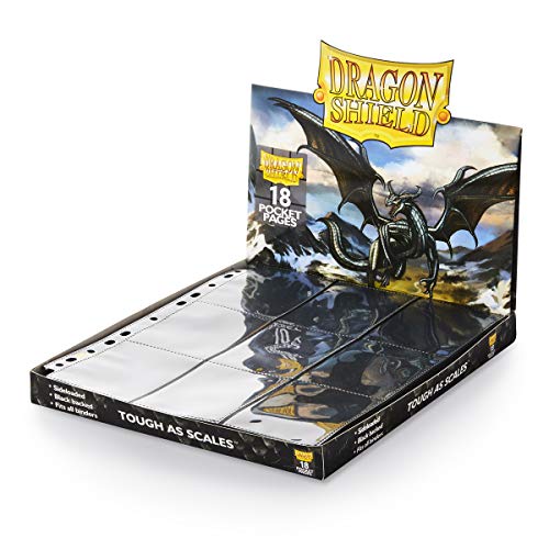 Arcane Tinman Dragon Shield - 18-Pocket Binder Pages Sideloading 50Pk - Clear,Black, 30.48 x 22.86 x 1.27 cm von Arcane Tinmen
