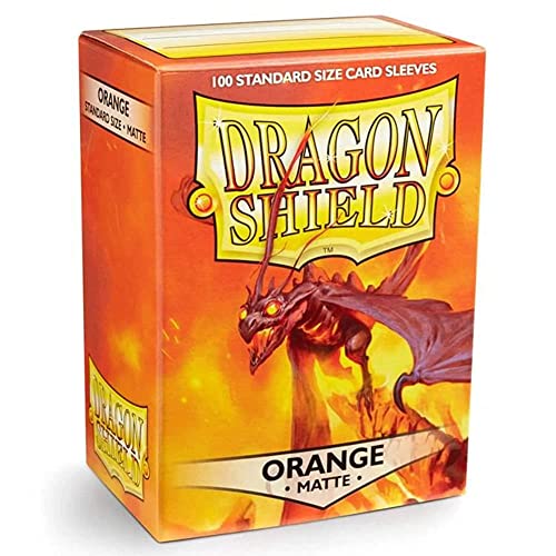 Arcane Tinmen ApS ART11013 Dragon Shield Sleeves Matte Orange Card Game von Arcane Tinmen ApS