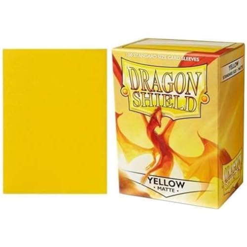Arcane Tinmen ApS ART11014 'Dragon Shield' Card Game, Matte Yellow von Arcane Tinmen