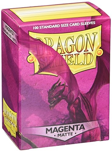 Arcane Tinmen ART11026 Dragon Shield Standard Sleeves Nein Matte Size 100pk-Magenta, Multicoloured, 100 Count von Arcane Tinmen