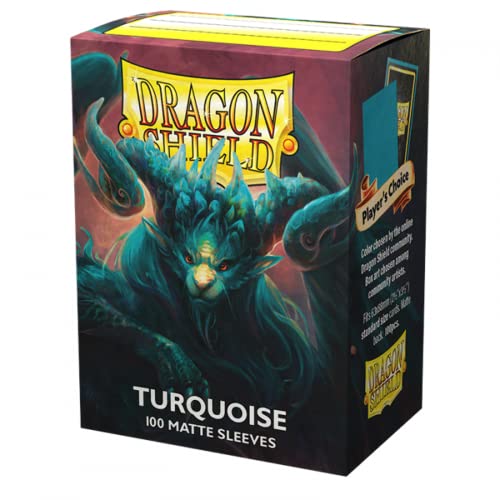 Dragon Shield: Matte – Player's Choice: Turquoise (100) von Arcane Tinmen