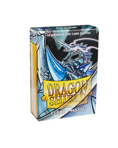 Arcane Tinmen ApS ART11101 Sleeves: Dragon Shield Matte Japanese Clear (60) Nein Klar Card Game von Arcane Tinmen