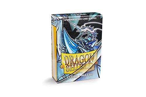 Arcane Tinmen ApS ART11101 Sleeves: Dragon Shield Matte Japanese Clear (60) Nein Klar Card Game von Dragon Shield
