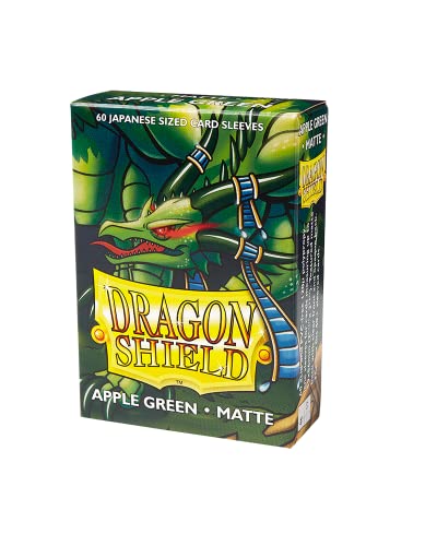Dragon Shield ART11118 Matte Japanese Size Sleeves 60pk-Apple Green von Arcane Tinmen