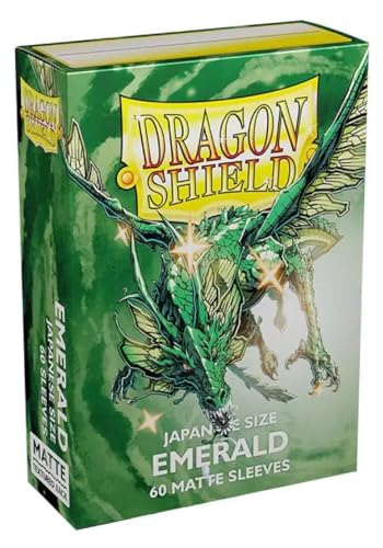 Arcane Tinmen ApS ART11136 Dragon Shield: Japanese Matte – Emerald (60) von Dragon Shield