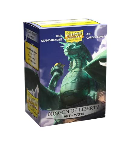 Arcane Tinmen 12052 - Dragon Shield: Sleeves Matte Classic – Dragon of Liberty (100) von Arcane Tinmen