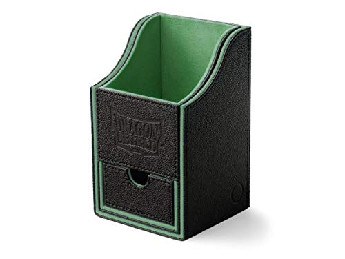 Arcane Tinmen 40202 - Dragon Shield: Nest Box + Dice Tray – Black/Green von Arcane Tinmen