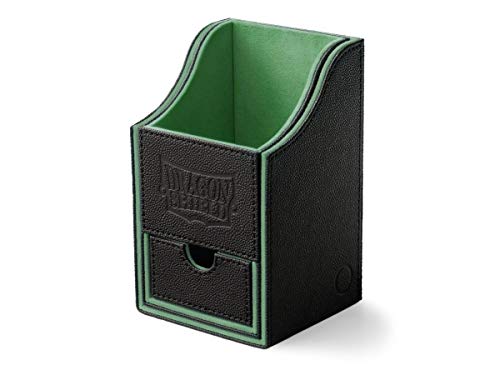 Arcane Tinmen 40202 - Dragon Shield: Nest Box + Dice Tray – Black/Green von Dragon Shield
