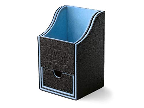 Arcane Tinmen 40203 - Dragon Shield: Nest Box + Dice Tray – Black/Blue von Arcane Tinmen