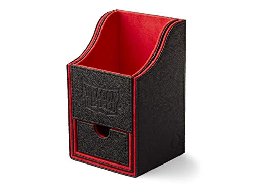 Arcane Tinmen 40204 - Dragon Shield: Nest Box + Dice Tray – Black/Red von Arcane Tinmen